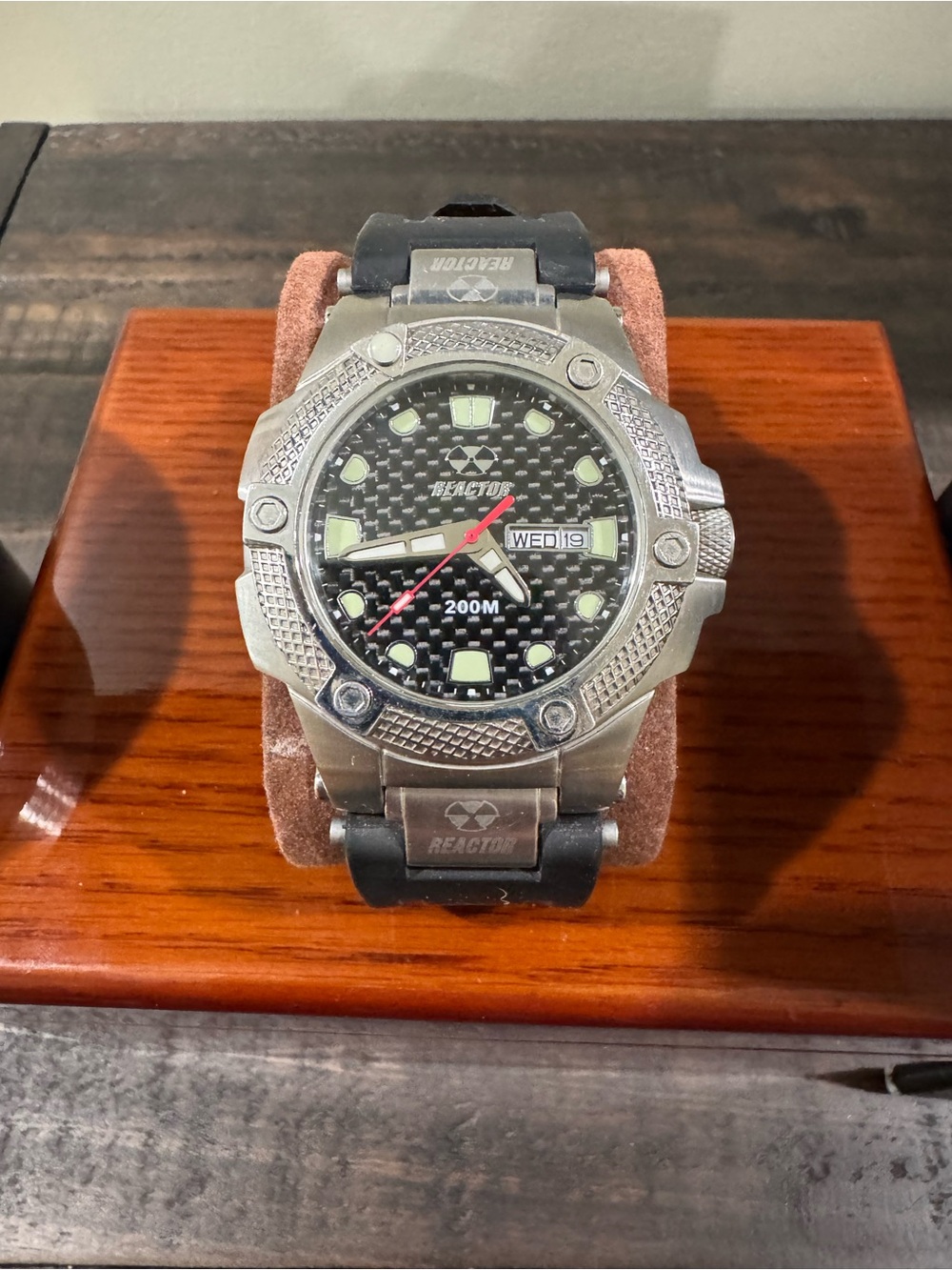Reactor “Meltdown” Model 72801 Stainless Steel Dive Watch 200 M